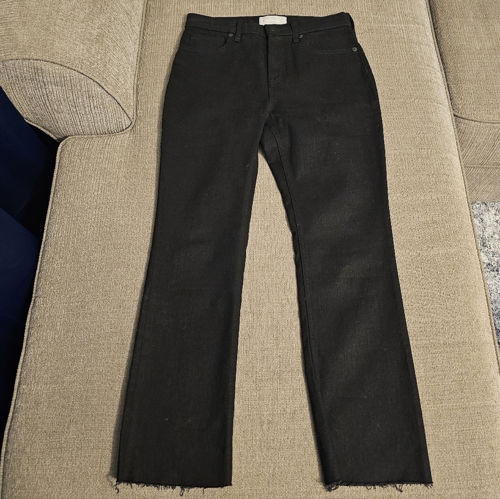 Everlane Black Casual Denim Raw Hem Classic Jeans Size 27 Regular